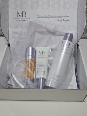 Meaningful Beauty Lavender & White Skincare Set